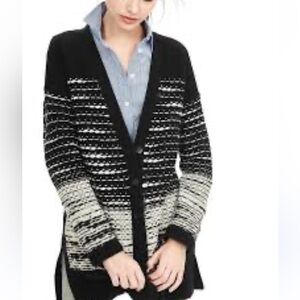 Banana Republic Heritage Textured Long Cardigan